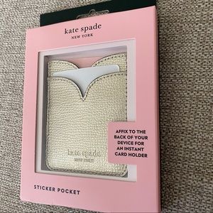 NWT Kate Spade Sticker Pocket